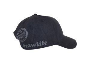 Raw Black on Black Baseball Cap Czapka czarna - image 2